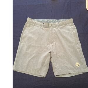 GUC Trunks Land to Water Shorts Blue Green Color Drawstring Not Lined Size 30